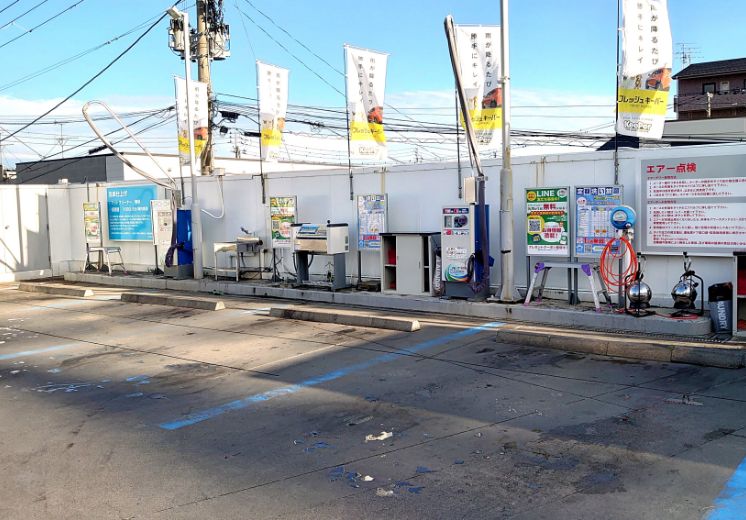 拭き上げスペース完備!