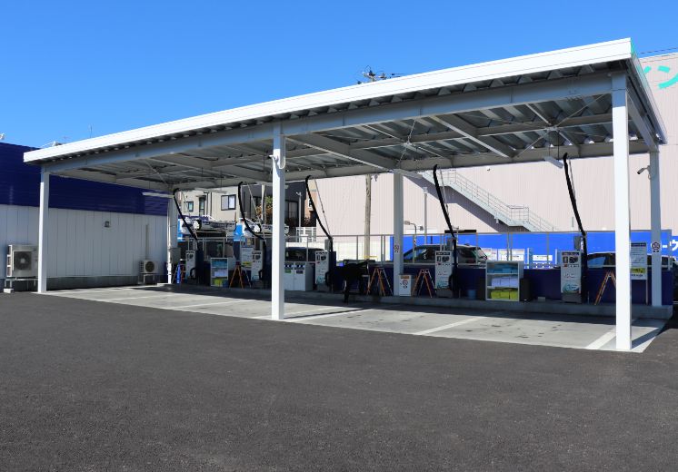 拭き上げスペース完備!